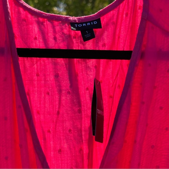 Torrid Pink Dress WITH POCKETS #134 - Picture 9 of 9